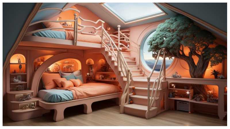 Hidden Above the House: Designing the Ultimate Attic Room for Your Child